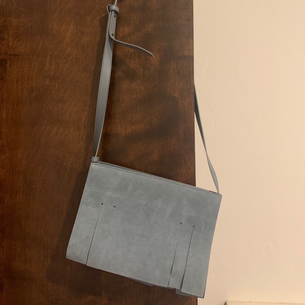 Vince sky blue crossbody bag